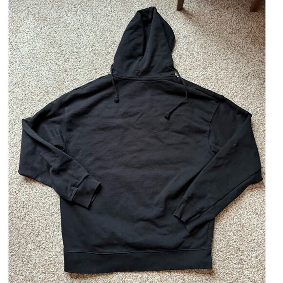 FULL SEND NELKBOYS Mens Chenille HOODIE/Sweatshirt, XL, Oversize, Black - Picture 2 of 7